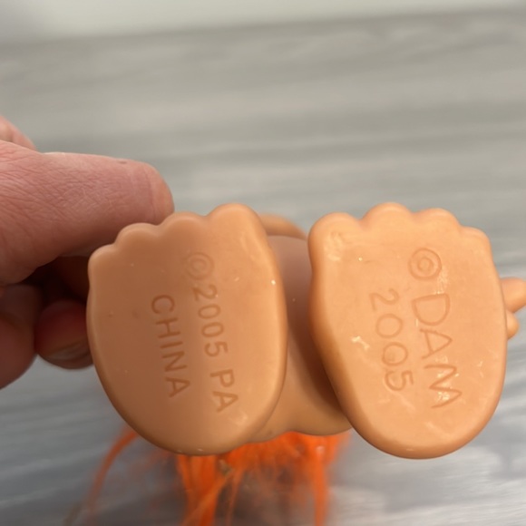 Vintage Dam Troll with Orange Hair, 2005, EUC - Picture 3 of 5